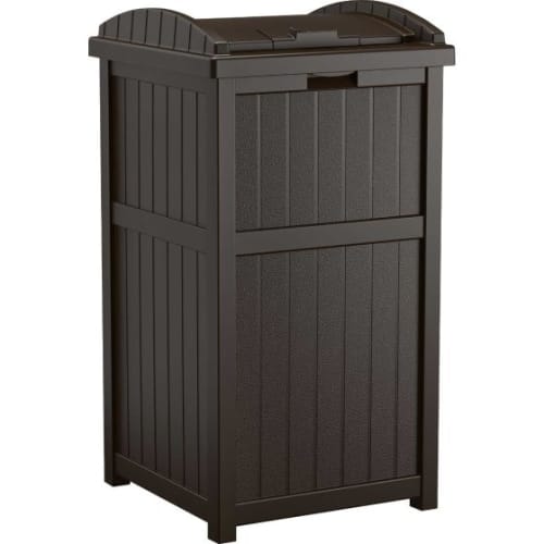 Contenedor Suncast Commercial con Botes de Basura de 30 Galones, Java